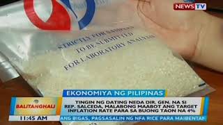 Tingin ng Rep. Salceda, malabong maabot ang target inflation rate para sa buong taon na 4%