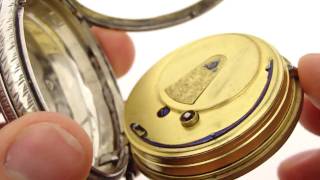 Antique Fusee Pocket Watch