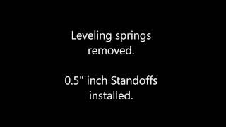 Geeetech i3 Pro B - Heat Bed Standoffs (No Leveling Springs)