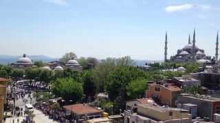 ISTANBUL  MUEZZIN PRAYER HAGIA SOPHIA  BLUE MOSQUE