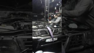 Patrol Y61  swap 1UZ первый запуск.