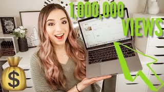 THIS IS HOW MUCH YOUTUBE PAID ME FOR MY 1,000,000 VIEWED VIDEO | SHOCKING