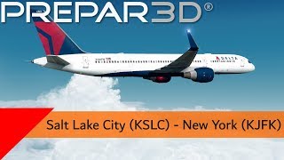 P3D V4.4  - Delta 757-200 - Salt Lake City to New York (KSLC-KJFK)