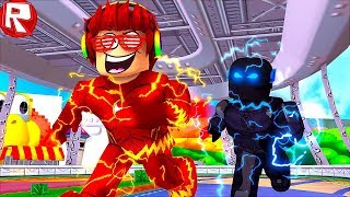 РОБЛОКС Я НОВЫЙ ФЛЕШ! КАК Я СТАЛ СУПЕРГЕРОЕМ ФЛЭШ В ROBLOX СИМУЛЯТОР ВИДЕО ИГРА МУЛЬТИК ДЛЯ ДЕТЕЙ