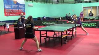 Анастасия ГОЛУБЕВА - Анна БЛАЖКО 1/4 (Полная версия), Настольный теннис, Table Tennis