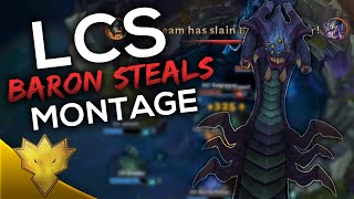 Best LCS Baron Steals of 2016 - League of Legends Montage