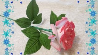 Роза из ткани своими руками / 2 часть / Мастер класс / Елена Шевченко