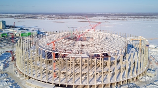 Стадион  "Нижний Новгород" 01. 2017, Stadium "Nizhny Novgorod" / 2018 Fifa World Cup In Russia