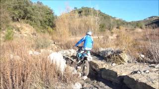 Stage enDURo Alès décembre 2013 avec Greg Eyries