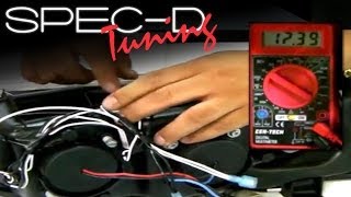 SPECDTUNING Installation Video: Halo LED Projector Headlights Wiring Installation