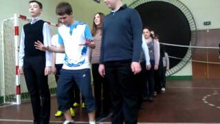 Одна из репетиций к смотру строя и песни....