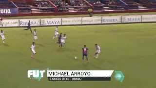 Atlante 4-2 Querétaro Jornada 10 Clausura 2014 Liga MX Cuatro Goles de Michael Arroyo