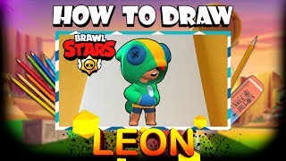 Как Нарисовать Леона| Бравл Старс|How To Draw Leon|Brawl Stars