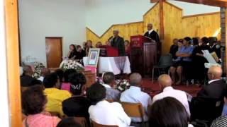 Ta Grietjie Adams's funeral in Garies!
