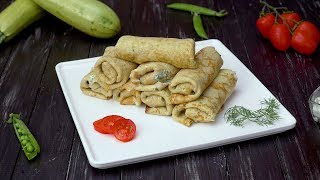 Как приготовить блинчики из кабачков - Рецепты от Со Вкусом