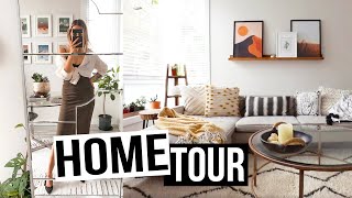 HOUSE TOUR    ? [p a r t  1]   Earthy, Neutral, Boho Style   ?| Karissa Pukas HOME
