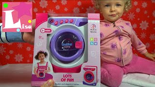 Стиральная машина детская игрушка Детская стиральная машина видео Kids washing machine