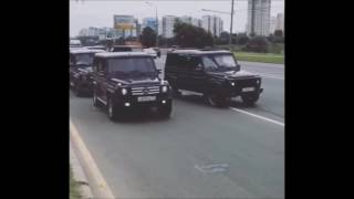 Мажоры из академии ФСБ устроили гонки на Gelandewagen