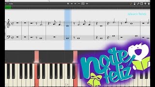 Silent night | Noite Feliz | Partitura | Score | synthesia | Piano