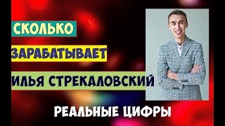 СКОЛЬКО ЗАРАБАТЫВАЕТ ИЛЬЯ СТРЕКАЛОВСКИЙ. РЕАЛЬНЫЕ ЦИФРЫ. ILYA STREKAL