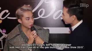 Nam Ca Sĩ Xuất Sắc Nhất 2014 - Sơn Tùng (M-TP)