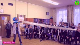 Химическое шоу на детский праздник в школу Москва
