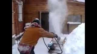 Снегоуборщик. Самодельный роторный снегоуборщик.