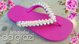 Chinelo decorado PRIMAVERA