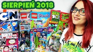 GAZETKI SIERPIEŃ 2018 ? Lego Jurassic World, Ben Ten, Cartoon Network, Lego Friends