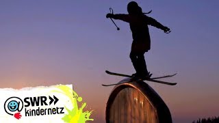 Coole Tricks auf Skiern - Freestyle-Ski mit Aliah-Delia Eichinger | Tigerenten Club | SWR Kindernetz