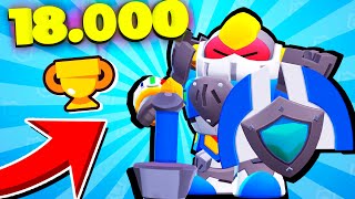 НЕ ВЫДЕРЖАЛ И ЗАБРАЛ ПАЛАДИНА ВОЛЬТА и АПНУЛ 18000 КУБКОВ В Brawl Stars