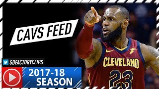 LeBron James Full Highlights vs Hornets (2017.11.15) - 31 Pts, 8 Ast (Cavs Feed)