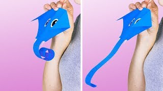 15 МИЛЫХ БУМАЖНЫХ ИГРУШЕК, КОТОРЫЕ МОЖНО СДЕЛАТЬ ЗА 5 МИНУТ