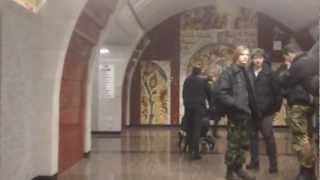 Бухарестская станция метро СПб 2012