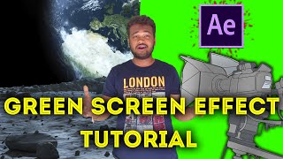 How To Change Video Background & Green Screen Effect Tutorial In Adobe After Effects