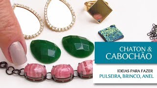 Cabochão e Chaton para Fazer Semijoias