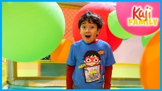 Ryan Play at indoor playground for kids 1hr fun activities!!!