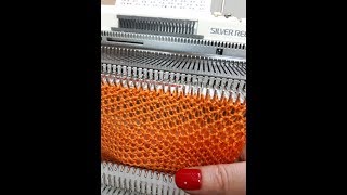 Вязание пресса на Silver Reed Sk 280