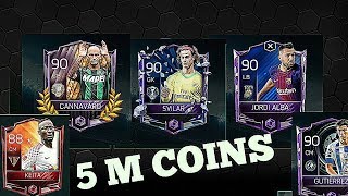 FIFA MOBILE 5M COINS PLAYERS PULLED!!!!! 3 * 90 RATED PLAYER PULLED!!