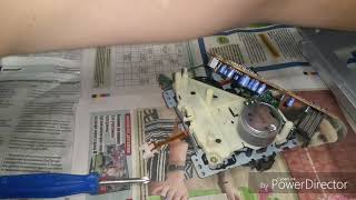 Panasonic SA PM39D.Сборка и ремонт лентопротяжного механизма.№174