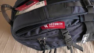 Скрытый карман для документов в рюкзаке VICTORINOX Deluxe