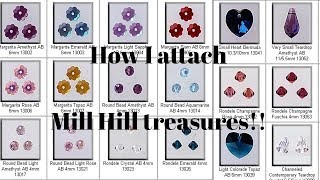 Flosstube # How I attach Mill Hill treasures!!