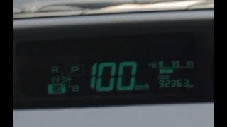 Toyota Prius разгон до 100 км/ч, acceleration toyota prius NHW20 0-100 km/h