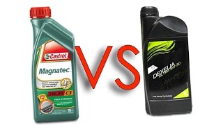 Castrol Magnatec 5W40 vs Mazda dexelia Ultra 5W30 test oil