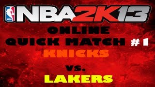 NBA 2k13 Online Quick Match #1 - Clutchest Online Game Comeback In 2K History