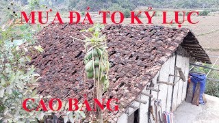 Mưa Đá To Kỷ Lục, Viên To Bằng Cái Ấm Tại Cao Bằng. Mưa Đá Ở Cao Bằng