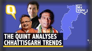 Chhattisgarh Results: Congress Leads in 63 Seats, BJP Ahead in 21 | The Quint