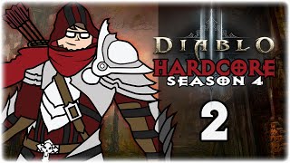 Diablo 3: Hardcore (Season 4) | Part 2 | Rapid Fire | Demon Hunter Gameplay