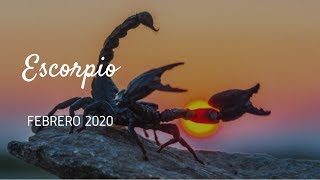 ESCORPIO FEBRERO 2020♏NUEVA ETAPA LABORAL. Inicio de Romance