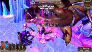 Dungeon Defenders - Final Boss - NMHC Solo w/ Barb